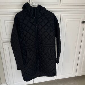 Athleta Black Quilted Jacket